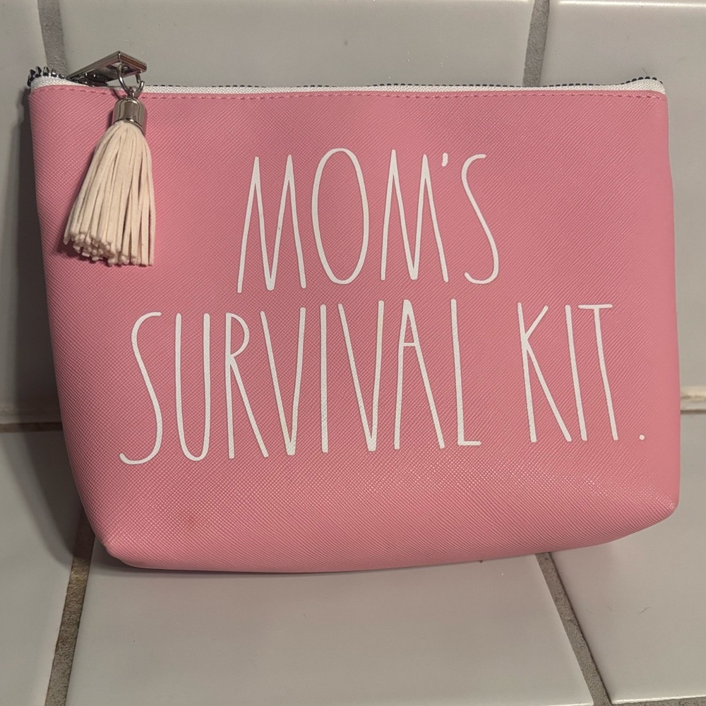 Rae Dunn Pink Cosmetic Bag